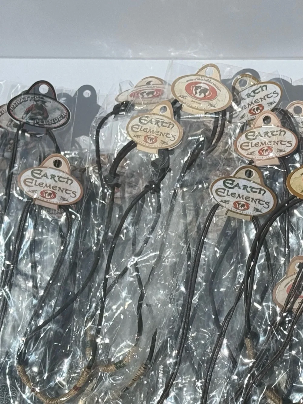 Earth Elements Adjustable Cord Necklace Bundle Mixed Pendant Lot New 25+ Pieces